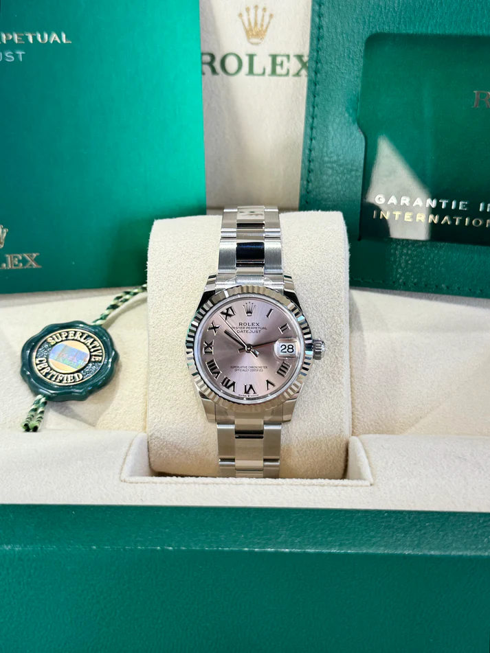 【Super Clone】ROLEX Datejust m278274-0019/0020 Pink 31mm Dial Oyster Watch