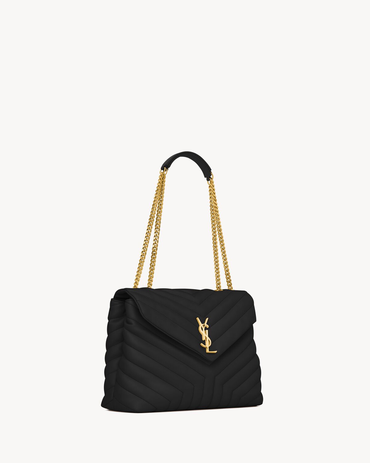 YSL Loulou Medium in Quilted Leather