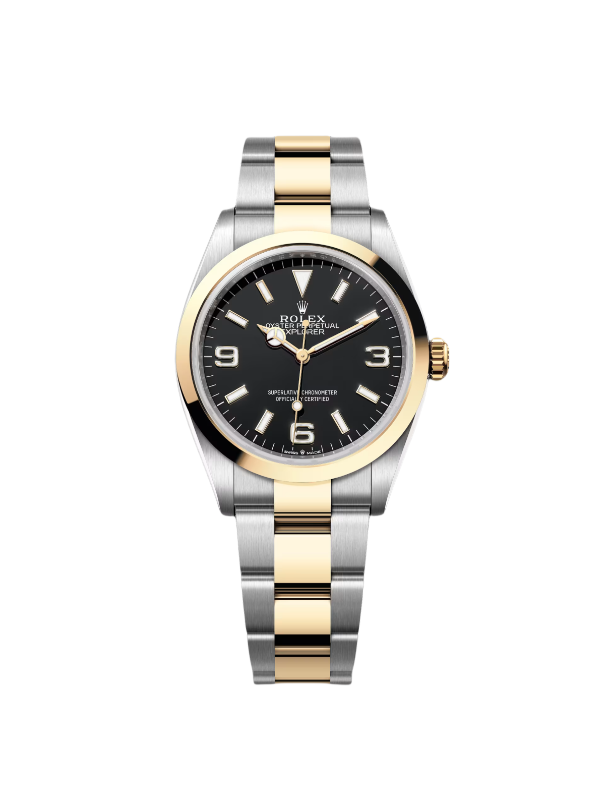 【Super Clone】ROLEX  Explorer 124273-0001 Black 36mm Men's Watch