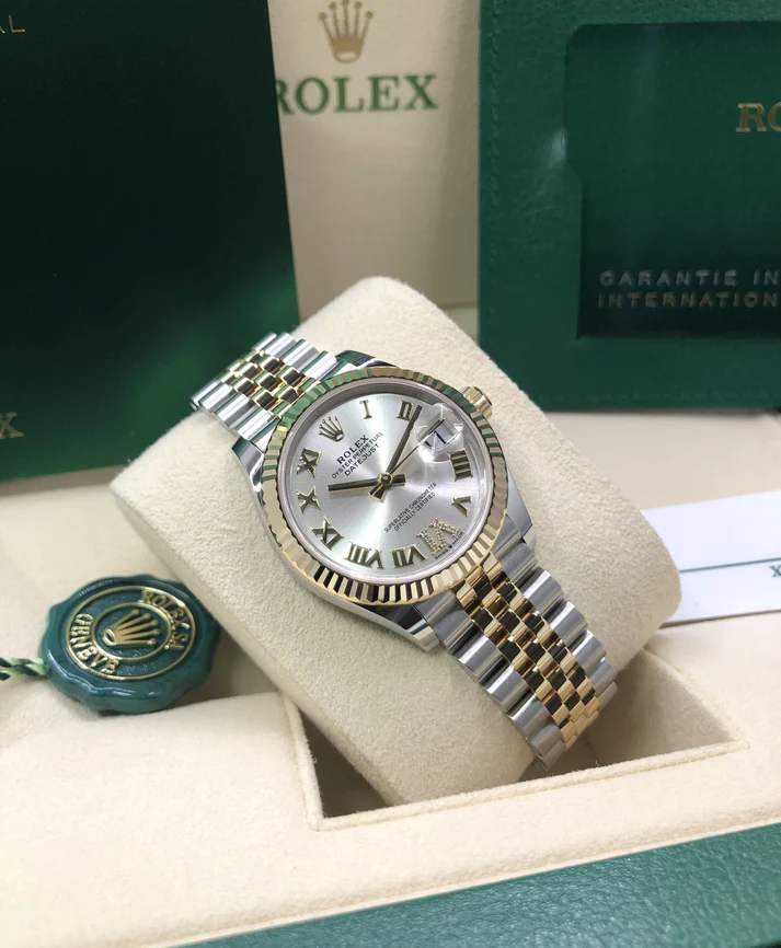 【Super Clone】ROLEX Datejust m278273-0003/0004 31mm Silver Dial Stainless Steel and Yellow Gold Oyster Watch