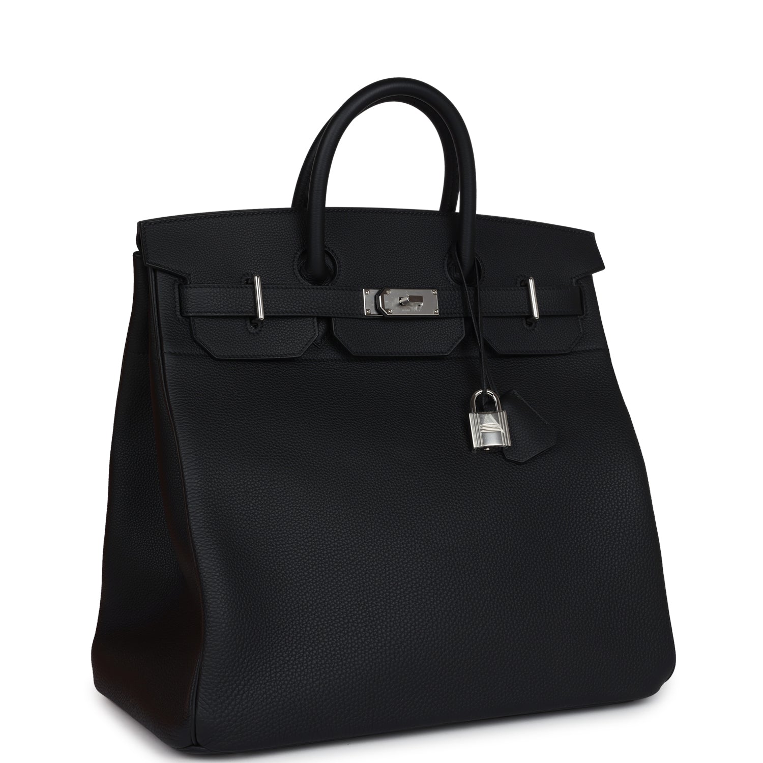 Hermès HAC Birkin 40 Black Togo Palladium Hardware