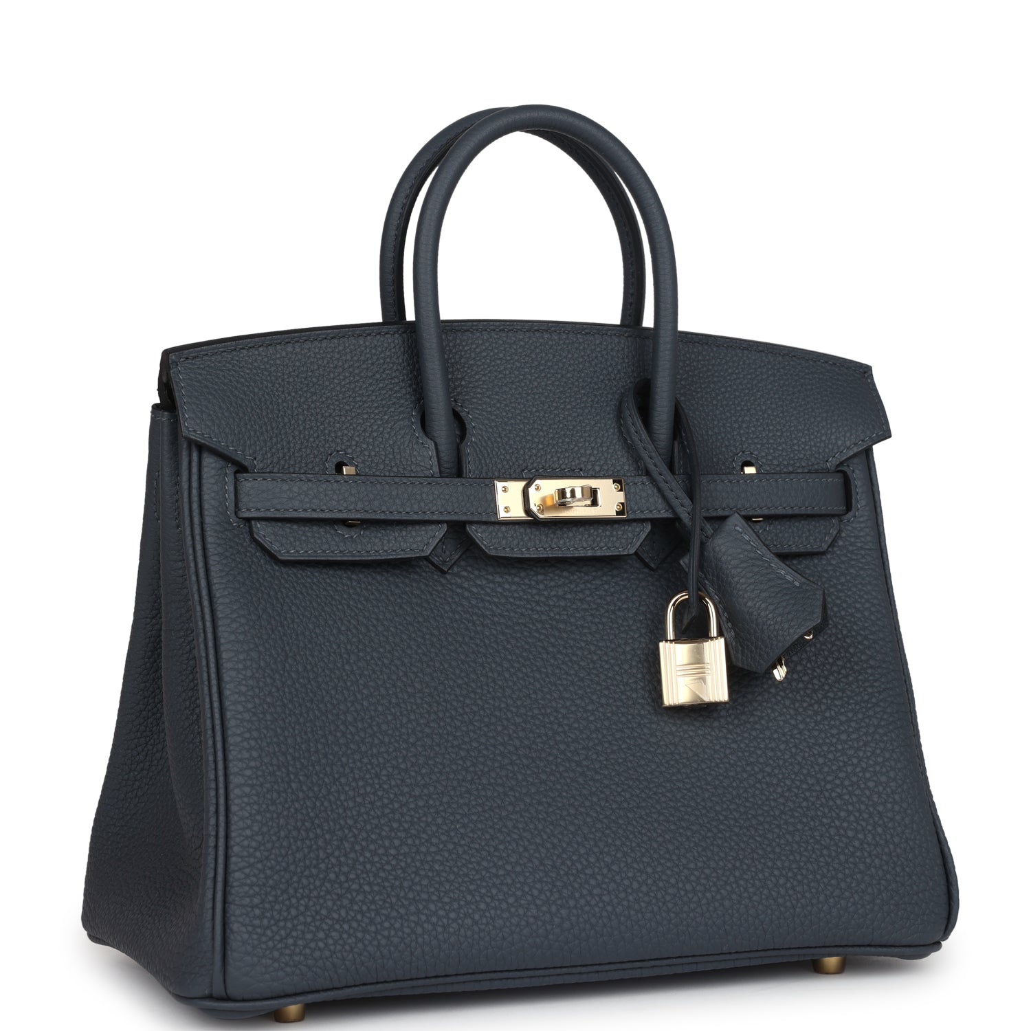 Hermès Birkin 25 Gris Misty Togo Permabrass Hardware