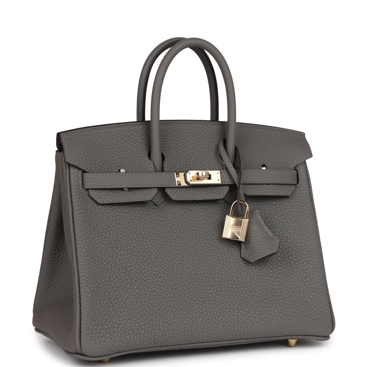 Hermès Birkin 25 Gris Meyer Togo Permabrass Hardware