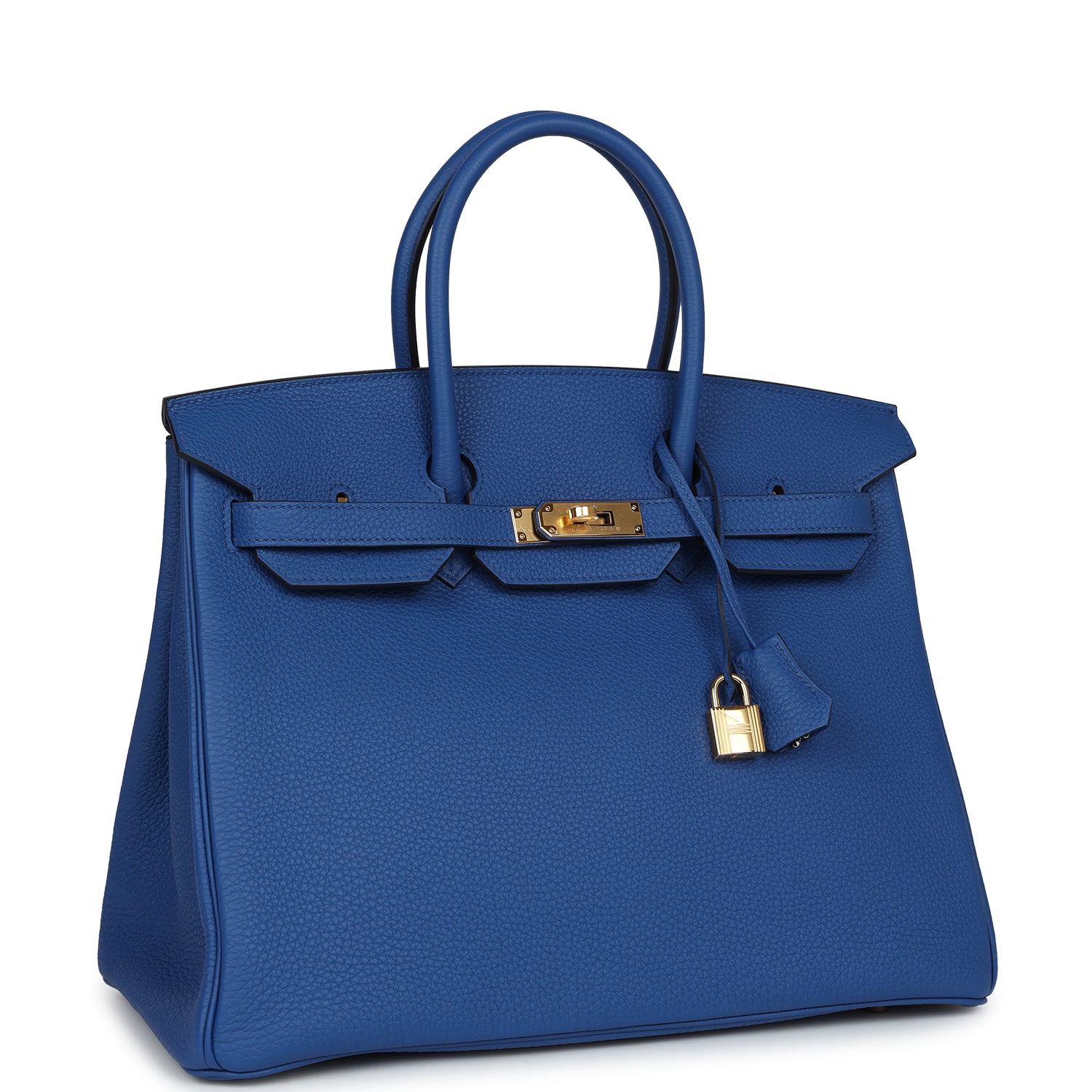 Hermès Birkin 35 Bleu Royal Togo Gold Hardware