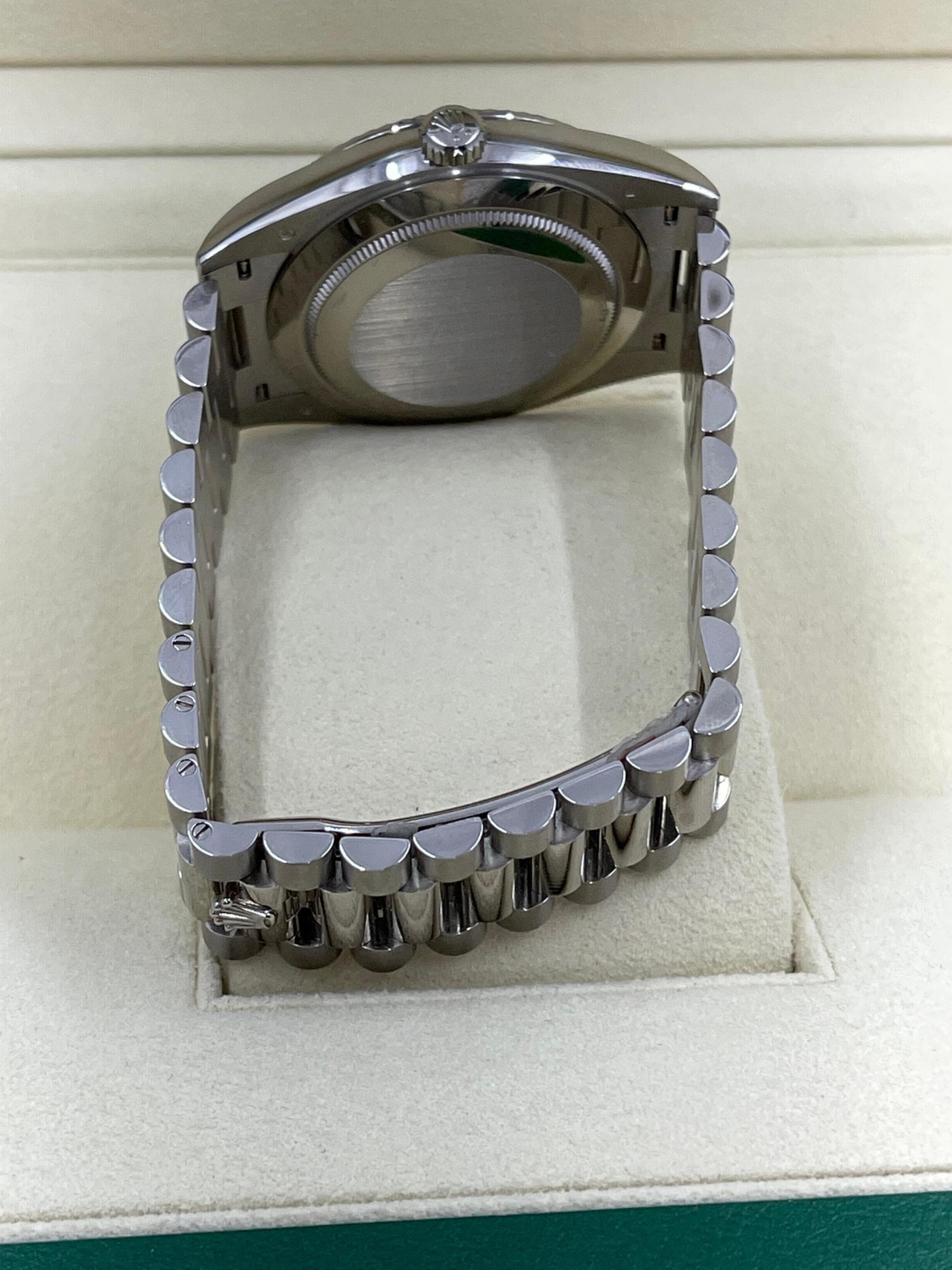 【Super Clone】ROLEX Day-Date 228236-0010 White Roman Dial