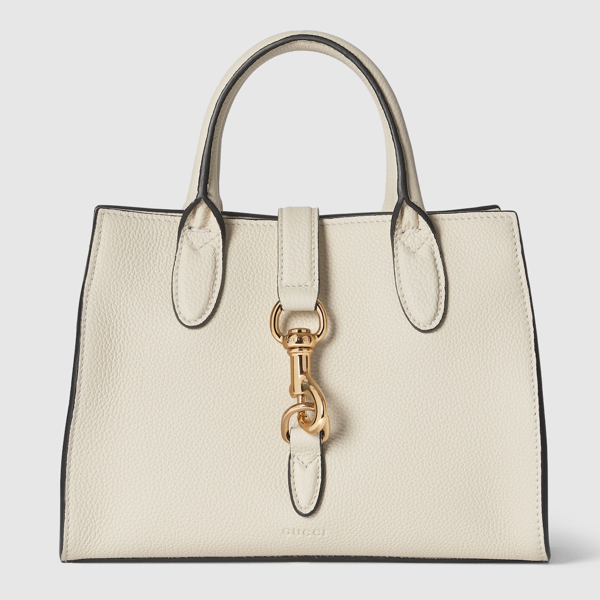 Small Tote Bag With Hook Closure