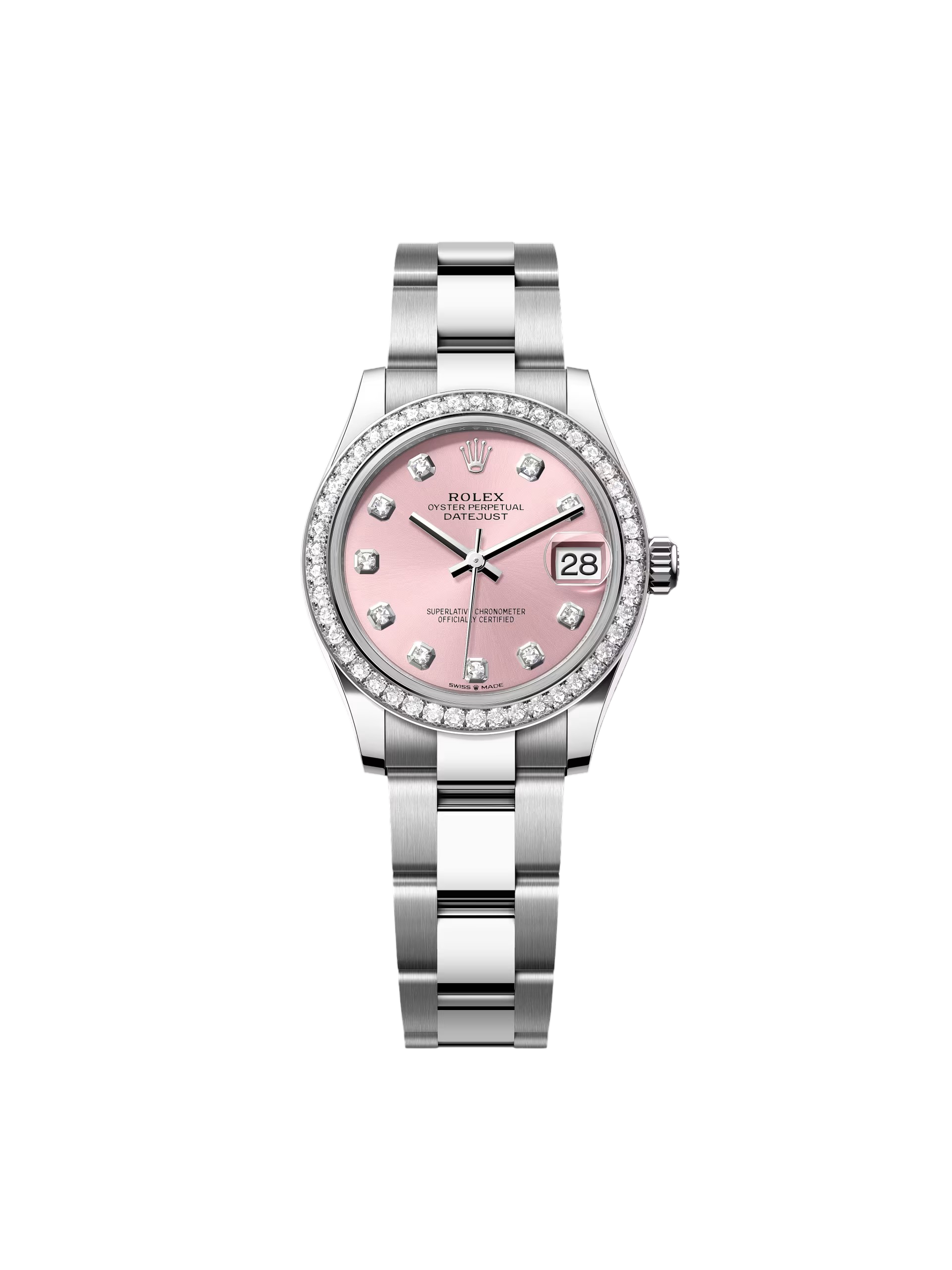 【Super Clone】ROLEX Datejust m278384RBR-0035/0036 Pink 31mm Dial Oyster Watch
