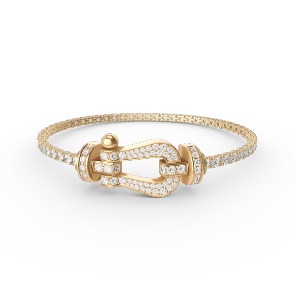 Regalia jewelryFORCE  LARGE HORSESHOE FULL DIAMOND TENNIS BRACELET