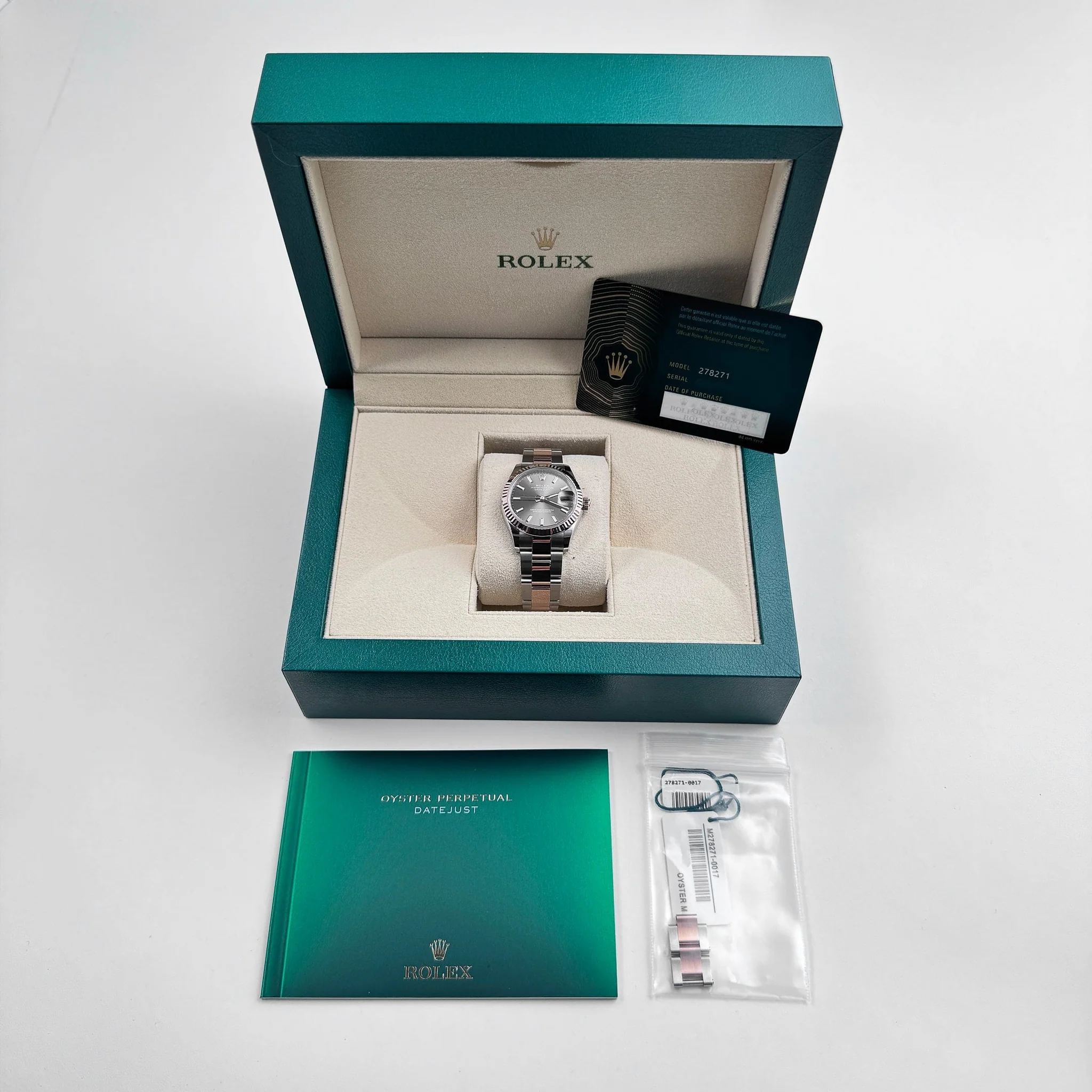 【Super Clone】ROLEX  Datejust 36mm 126201 Slate Dial Oyster Bracelet Watch