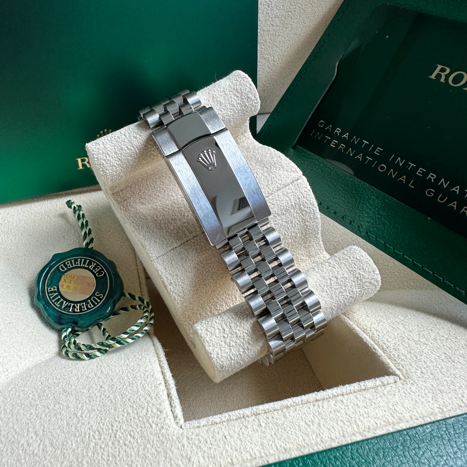 【Super Clone】ROLEX  Datejust 36mm 126234 Blue Diamond Dial Stainless Steel Jubilee Mens Watch