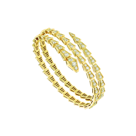 Regalia jewelrySERPENTI BRACELET GOLD DIAMOND DOUBLE ROW