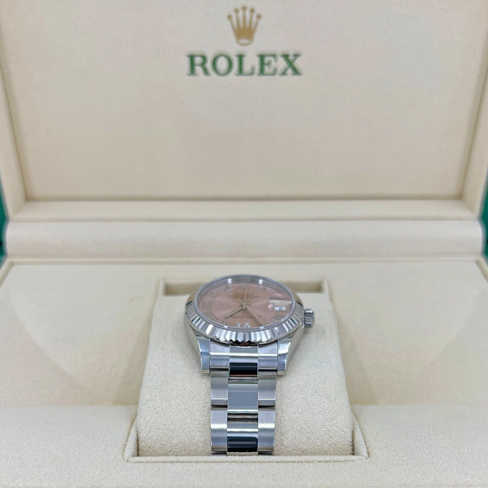 【Super Clone】ROLEX Datejust m278274-0023/0024 Pink 31mm Dial Oyster Watch