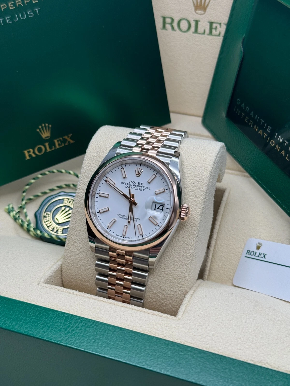 【Super Clone】ROLEX  Datejust 36mm 126201 White Dial Jubilee Bracelet Watch