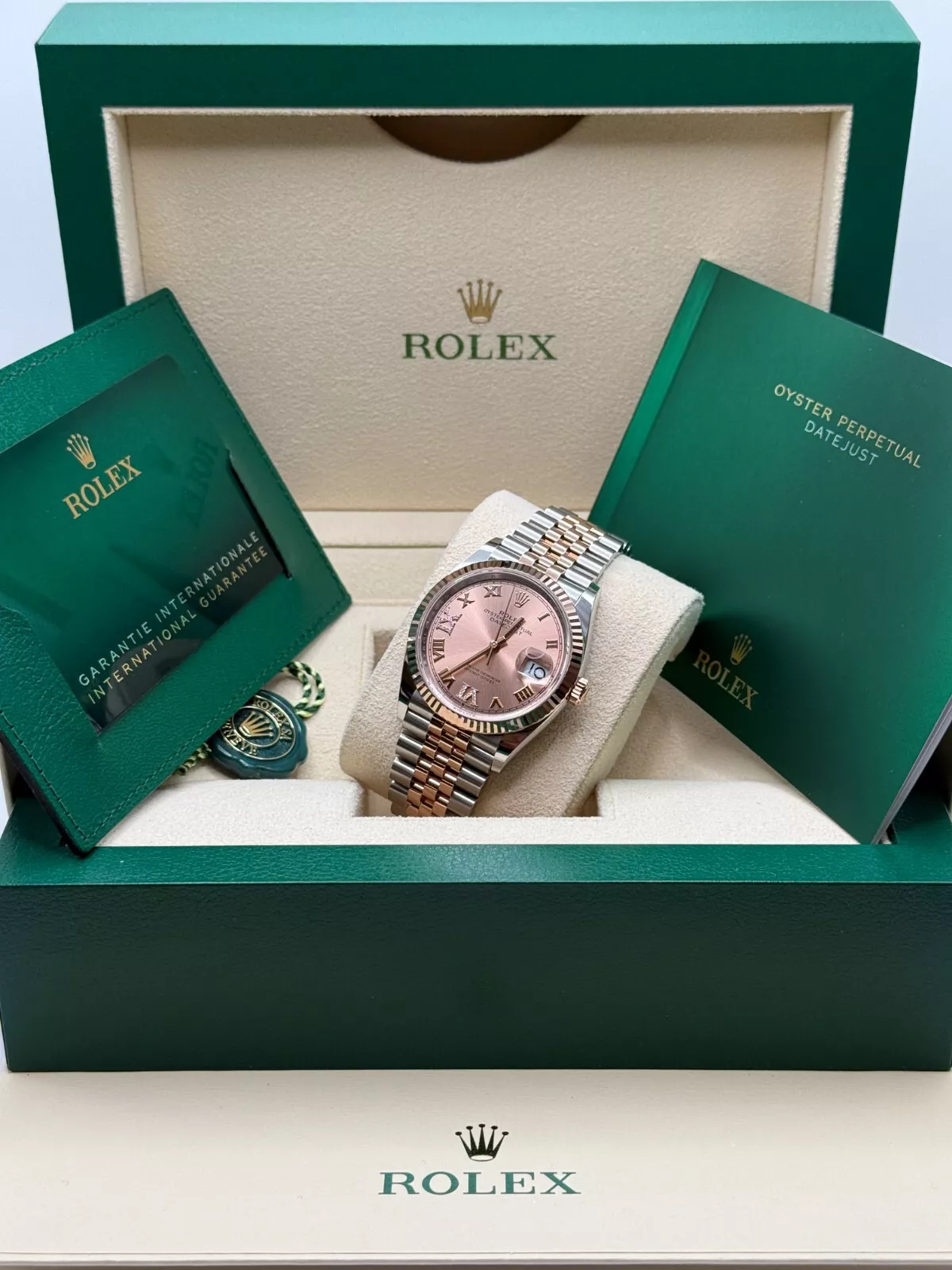 【Super Clone】ROLEX  Datejust 36mm 126231 Rose Dial Oyster Bracelet