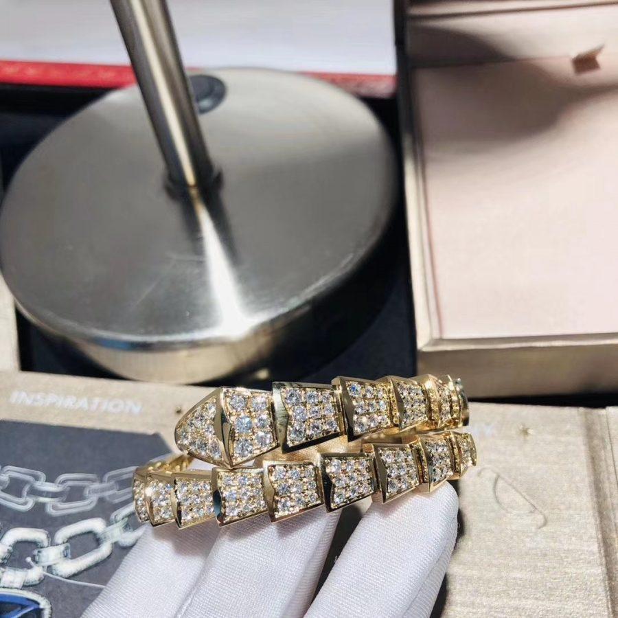 Regalia jewelrySERPENTI BRACELET 8MM GOLD DIAMOND