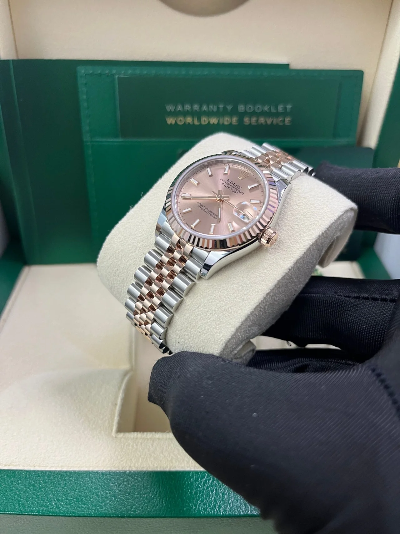 【Super Clone】ROLEX Datejust m278271-0009/0010 Rose 31mm Dial Oyster Bracelet Watch
