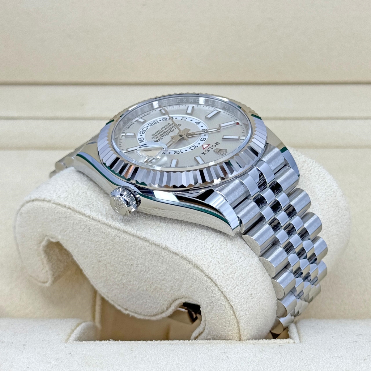 【Super Clone】ROLEX  Sky-Dweller 42mm 336934-0003/0004 Stainless Steel White Dial Oyster