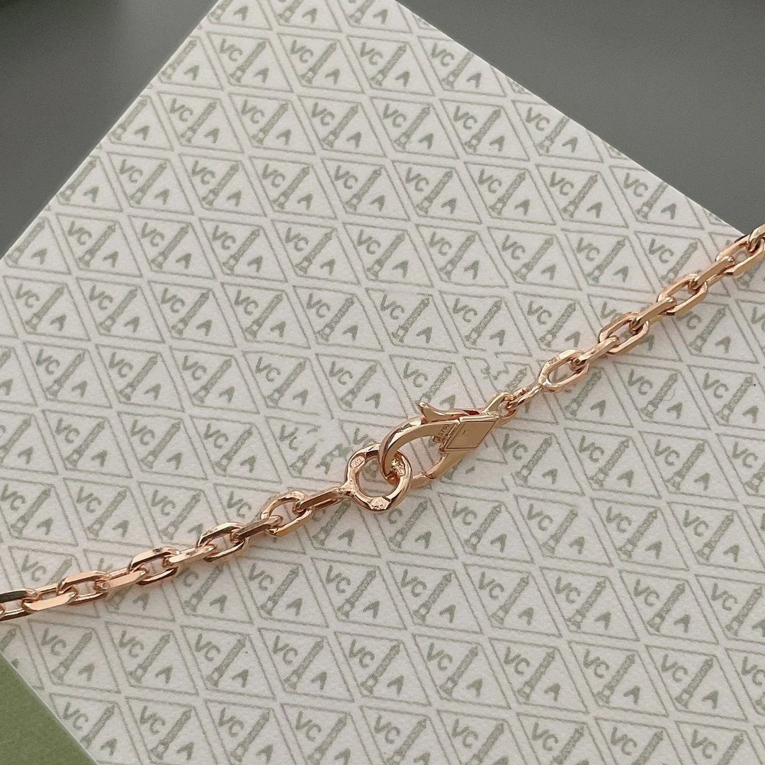 Regalia jewelryLUCKY SPRING 15 MOTIFS ROSE GOLD NECKLACE