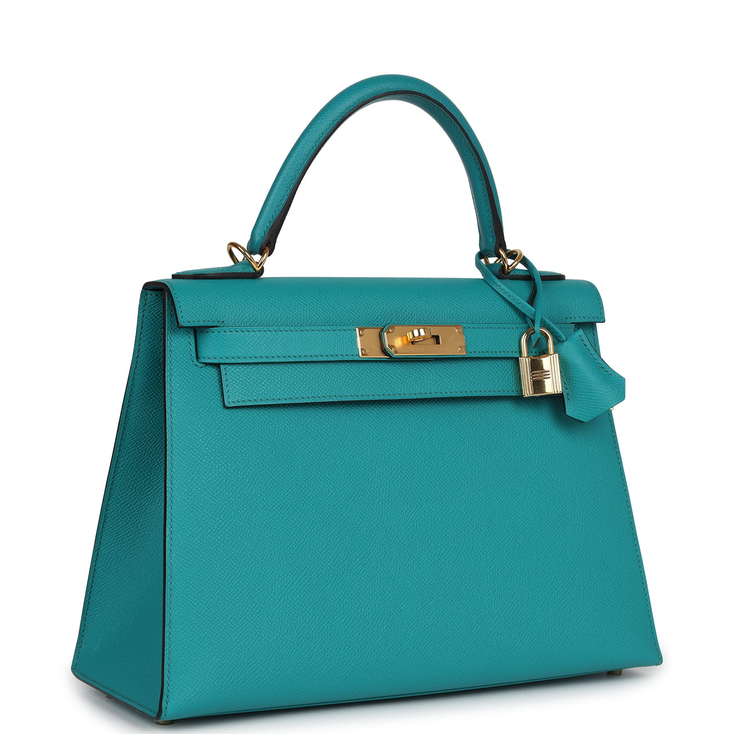 Hermès Kelly Sellier 28 Vert Verone Epsom Gold Hardware
