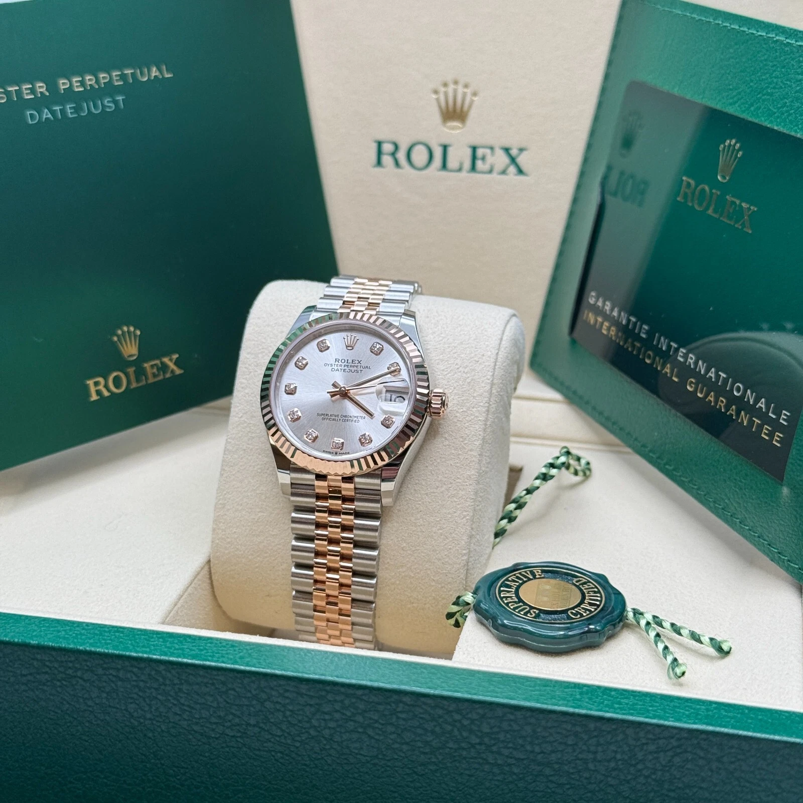 【Super Clone】RLX Datejust m278271-0015/0016 Silver 31mm Dial Oyster Bracelet Watch