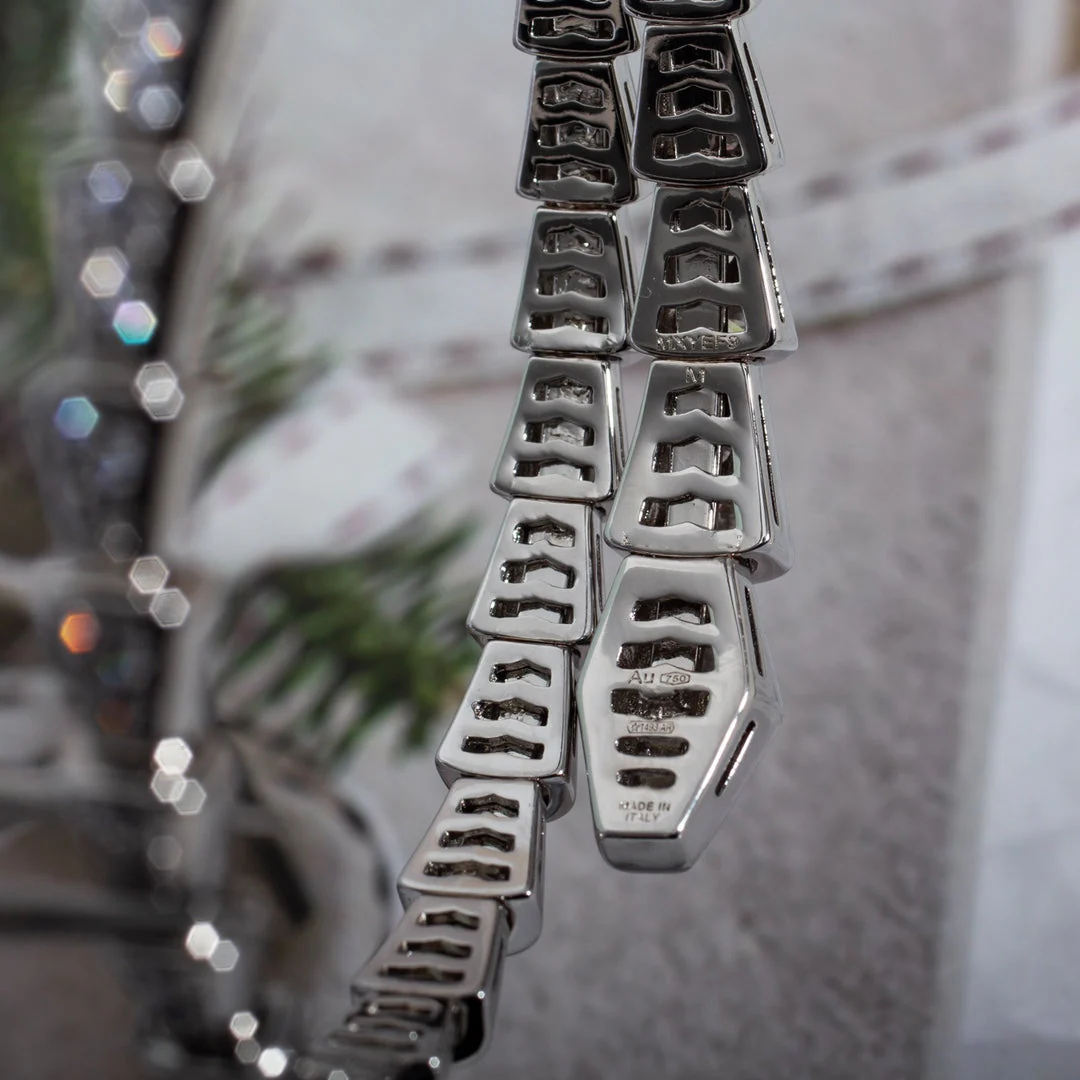 Regalia jewelrySERPENTI BRACELET 6MM SILVER DIAMOND