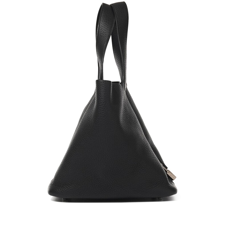 Hermès Black Clemence Picotin Lock 22 Palladium Hardware