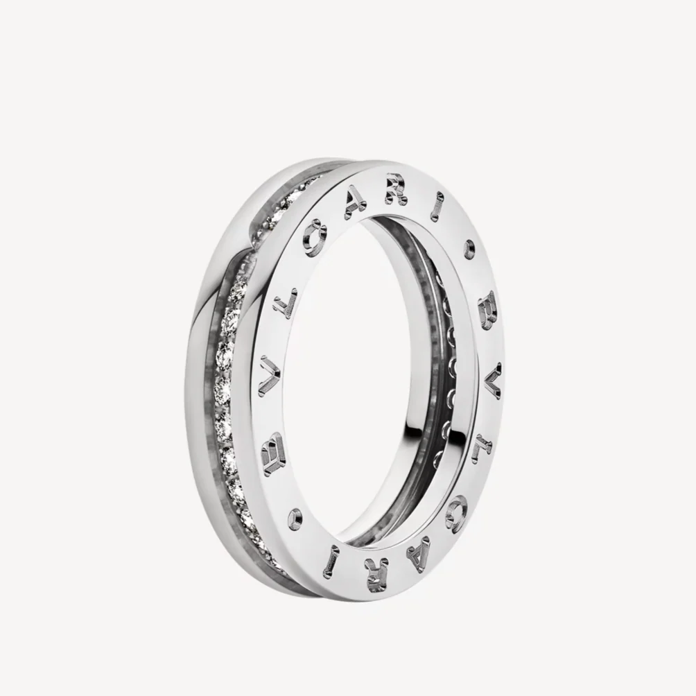 Regalia jewelryZERO 1 ONE-BAND PAVED DIAMONDS ON THE SPIRAL RING