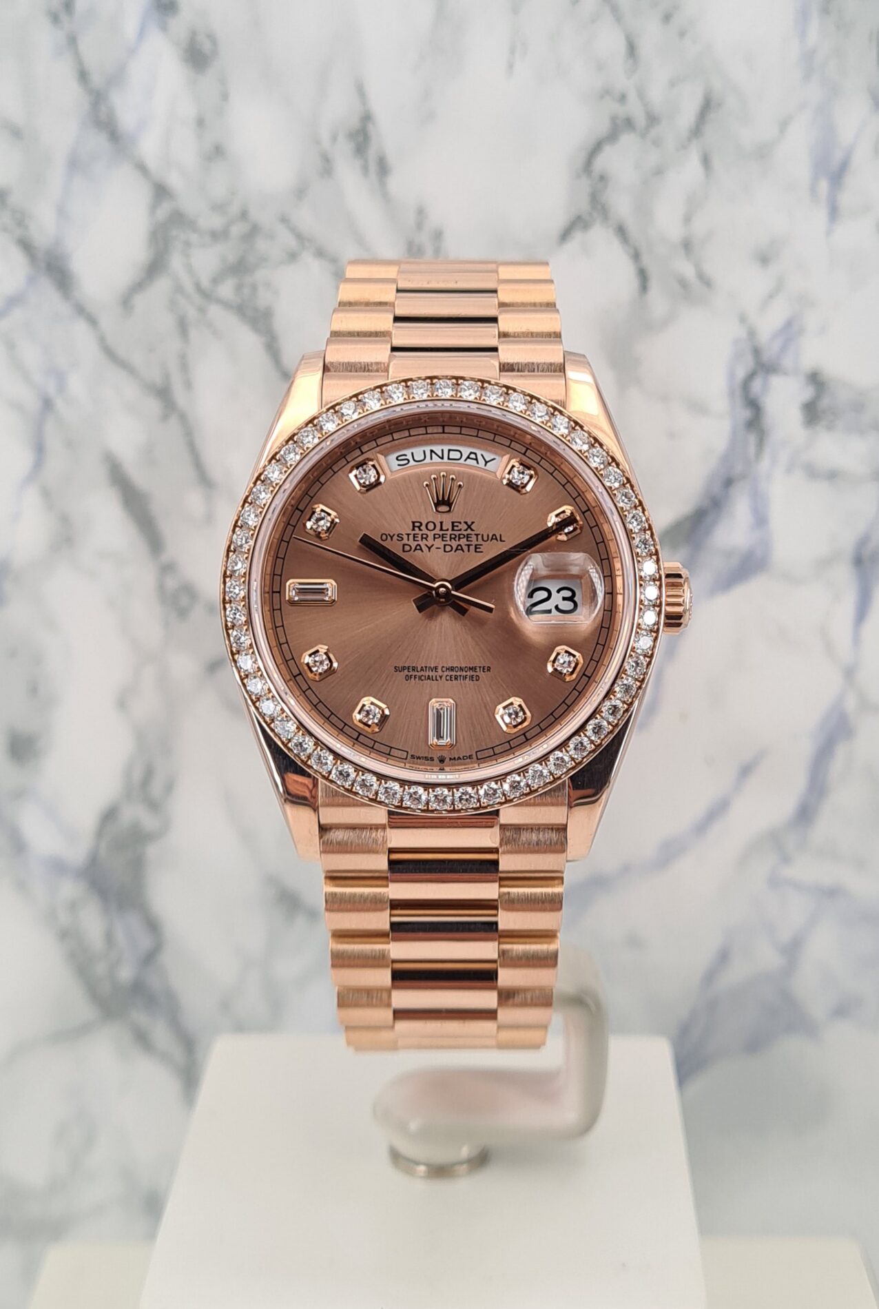 【Super Clone】ROLEX  Day-Date M128345RBR-0009 36mm