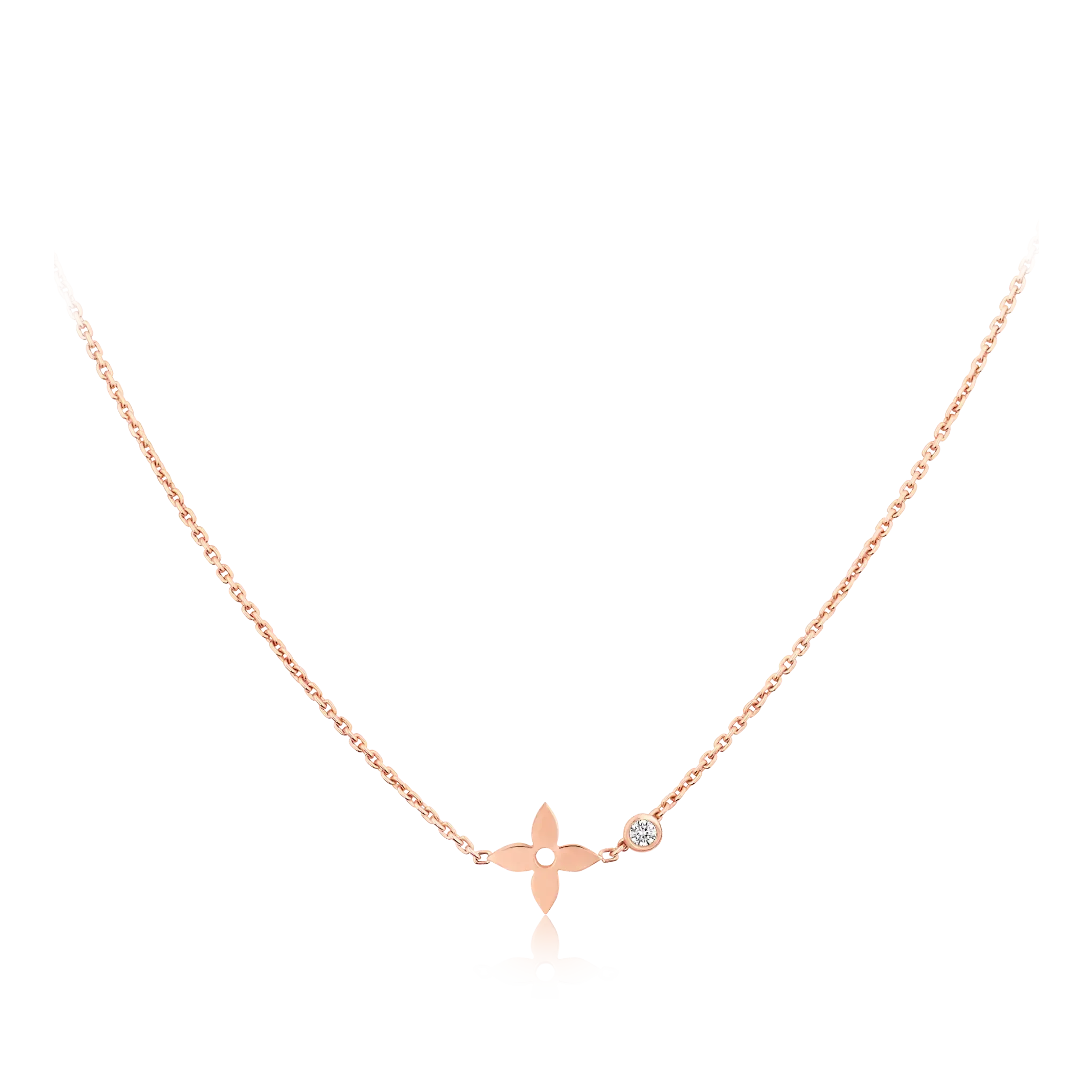 Regalia jewelryBLOSSOM PENDANT PINK GOLD AND DIAMOND