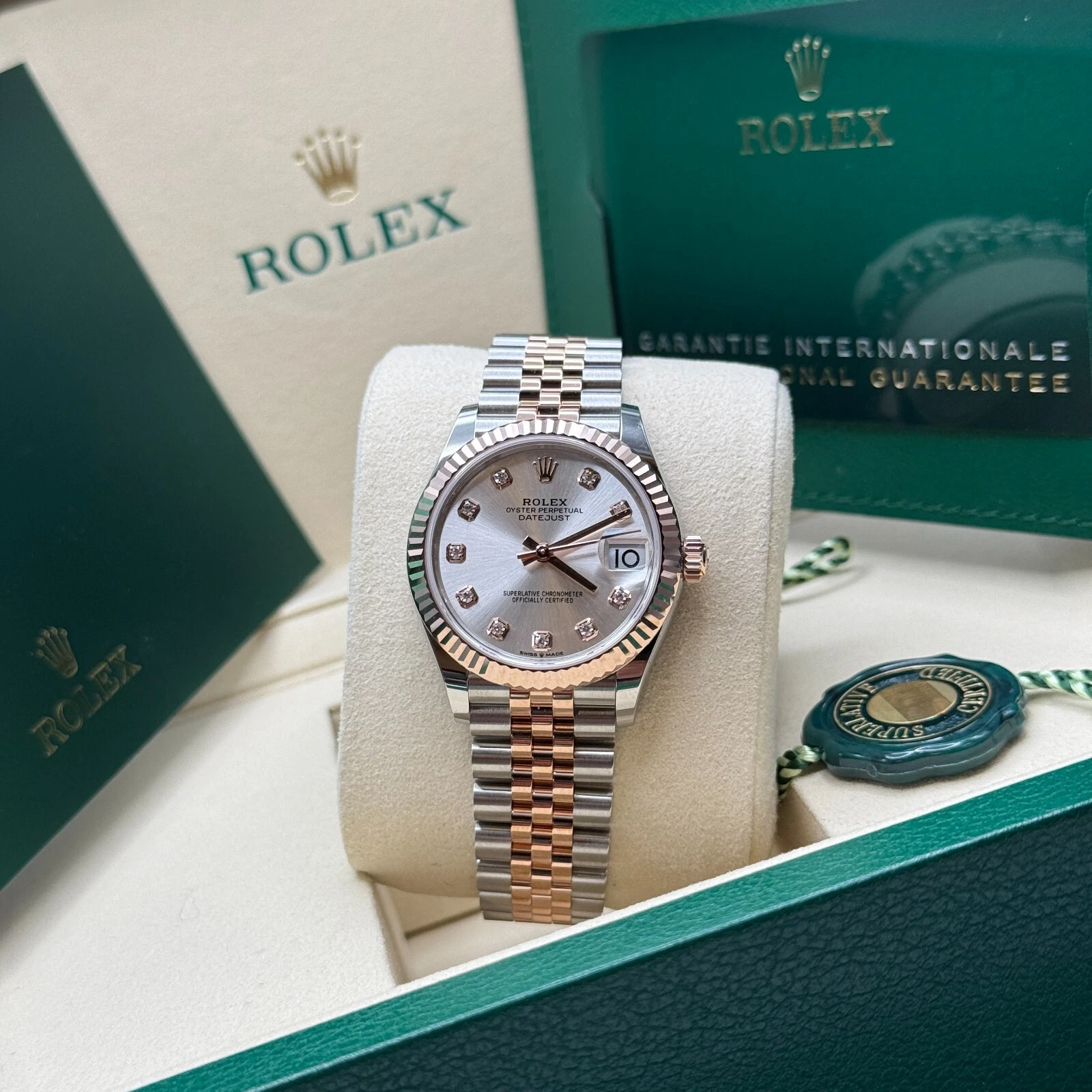 【Super Clone】RLX Datejust m278271-0015/0016 Silver 31mm Dial Oyster Bracelet Watch