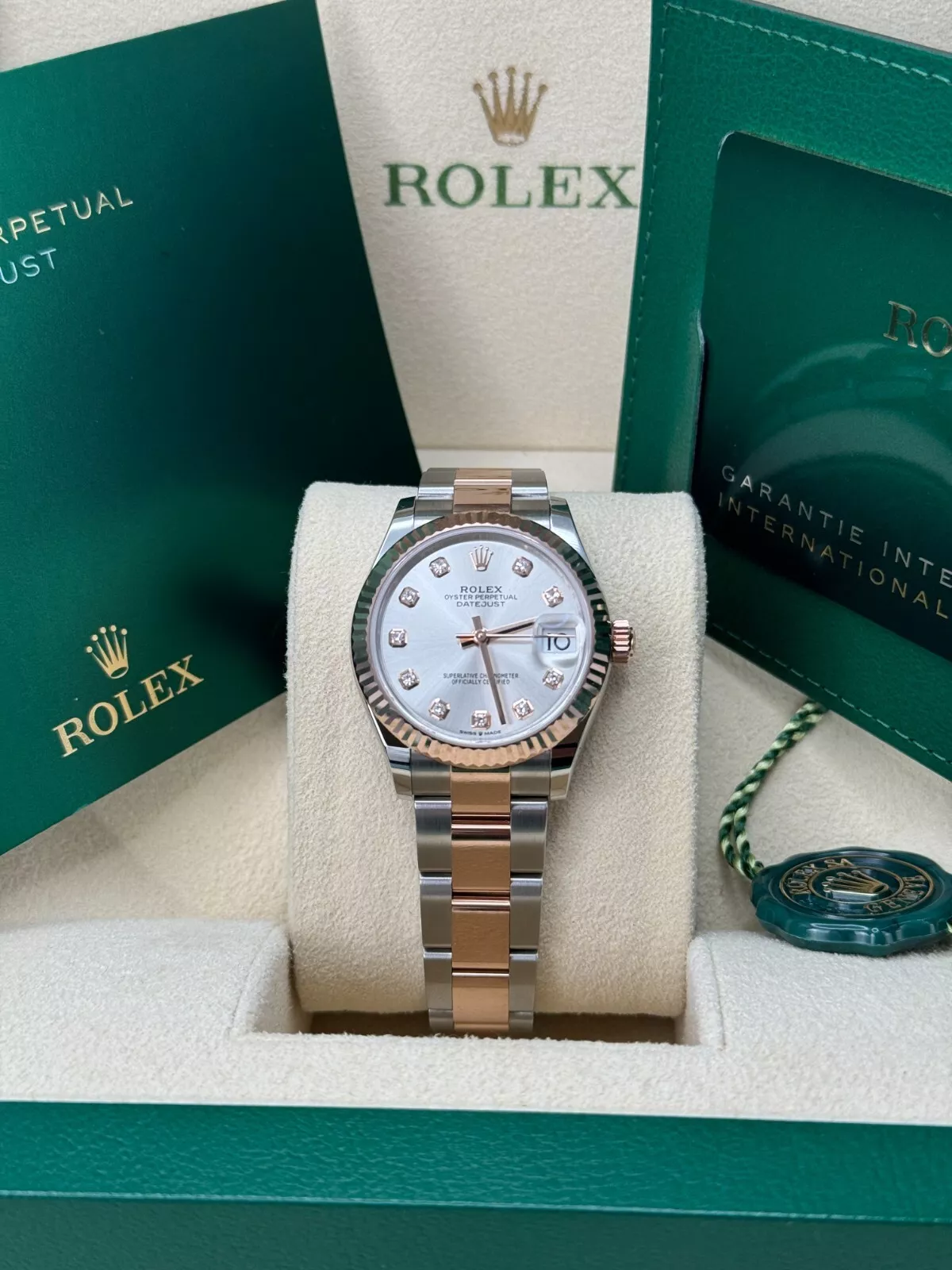 【Super Clone】RLX Datejust m278271-0015/0016 Silver 31mm Dial Oyster Bracelet Watch