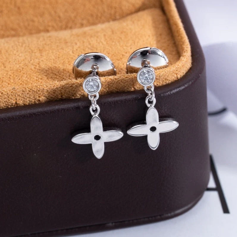 Regalia jewelryVIDYLLE SILVER DIAMOND MINI DROP EARRINGS