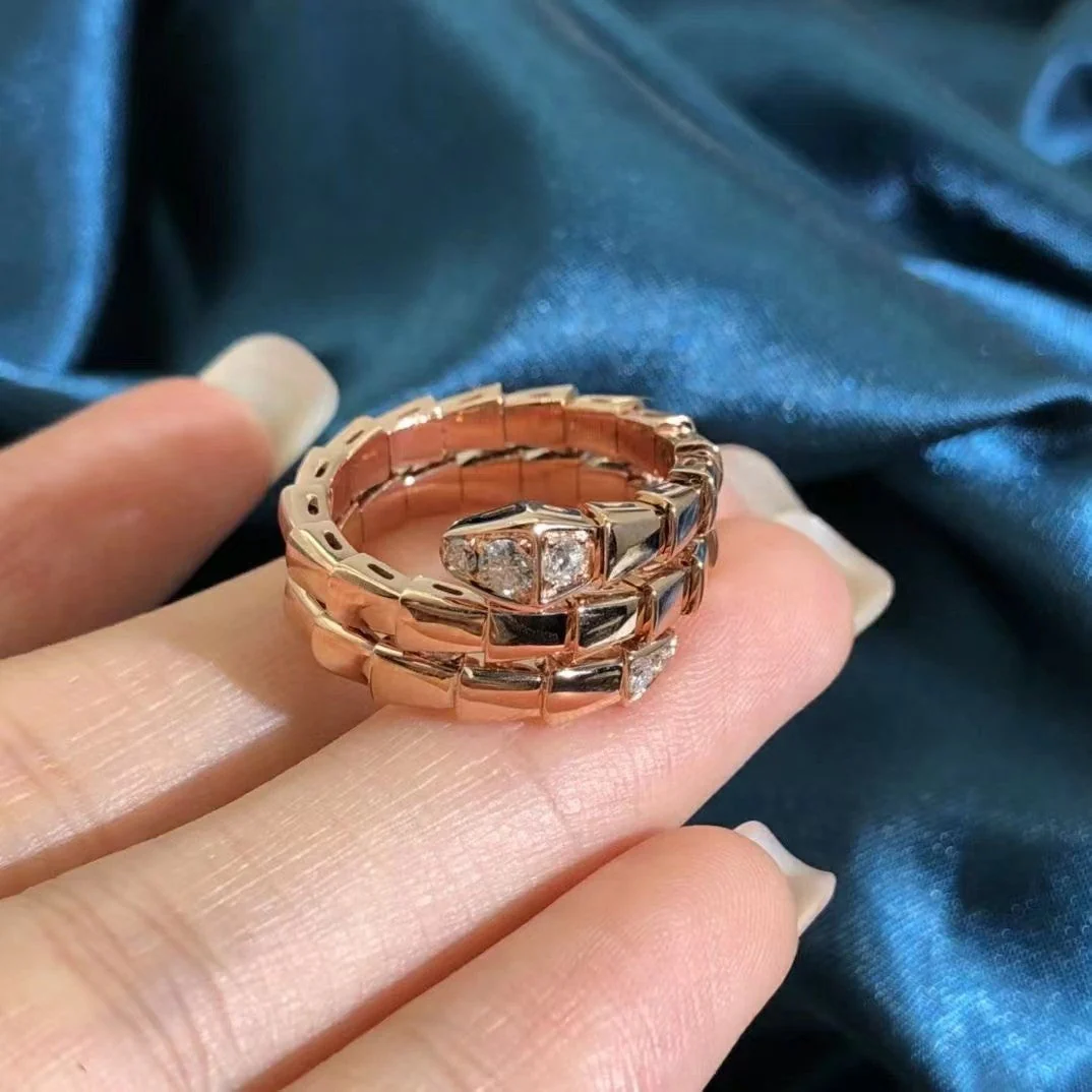 Regalia jewelrySERPENTS DOUBLE ROW DIAMOND RING