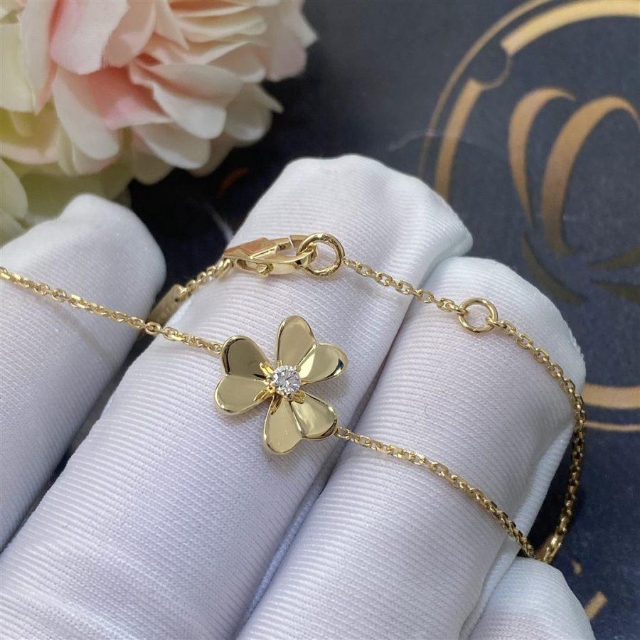Regalia jewelryFRIVOLE GOLD FLOWER BRACELET