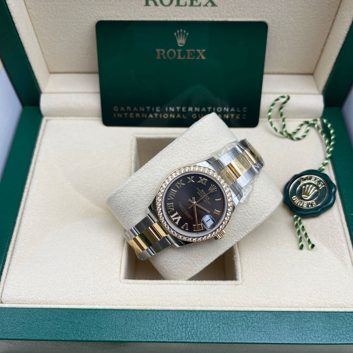 【Super Clone】ROLEX Datejust m278383RBR-0017/0018 31mm Dark Grey Dial Oyster Bracelet