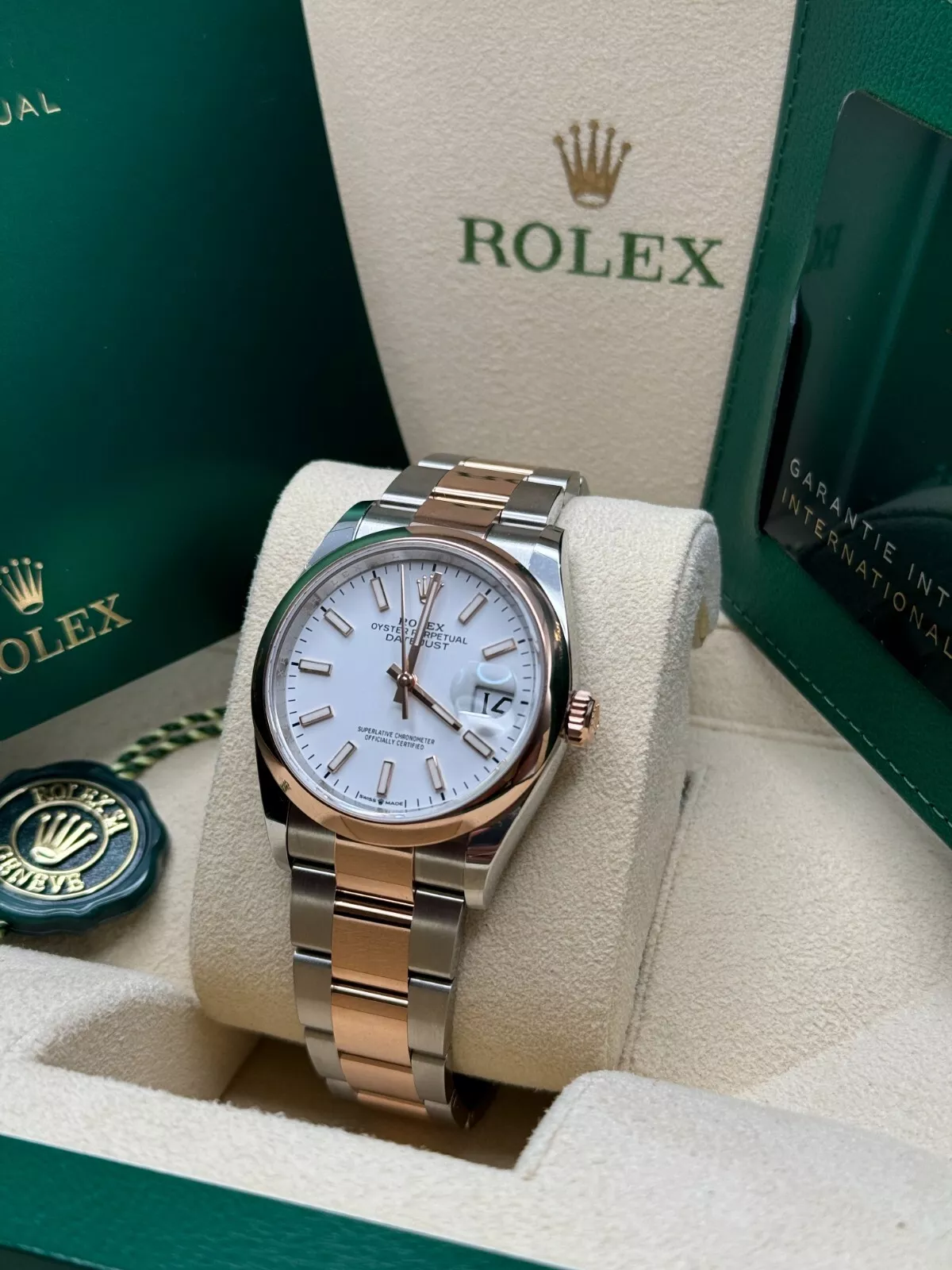 【Super Clone】ROLEX  Datejust 36mm 126201 White Dial Jubilee Bracelet Watch