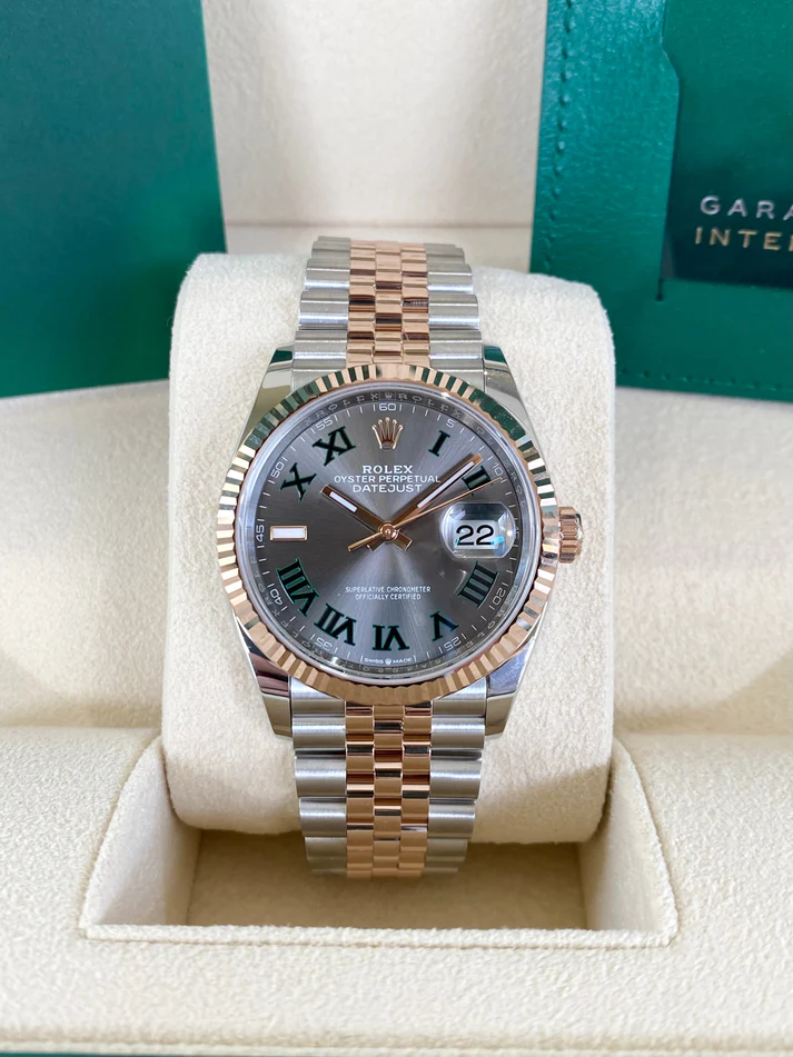 【Super Clone】ROLEX  Datejust 36mm 126231 Slate Dial Oyster Bracelet Watch