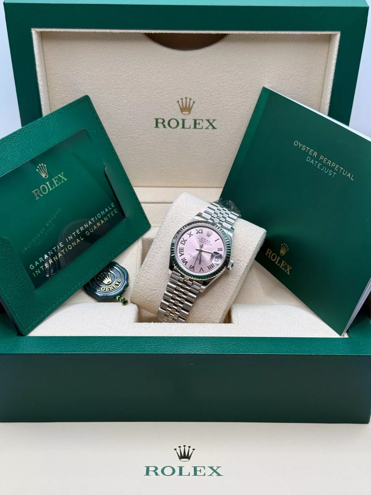 【Super Clone】ROLEX Datejust m278274-0019/0020 Pink 31mm Dial Oyster Watch