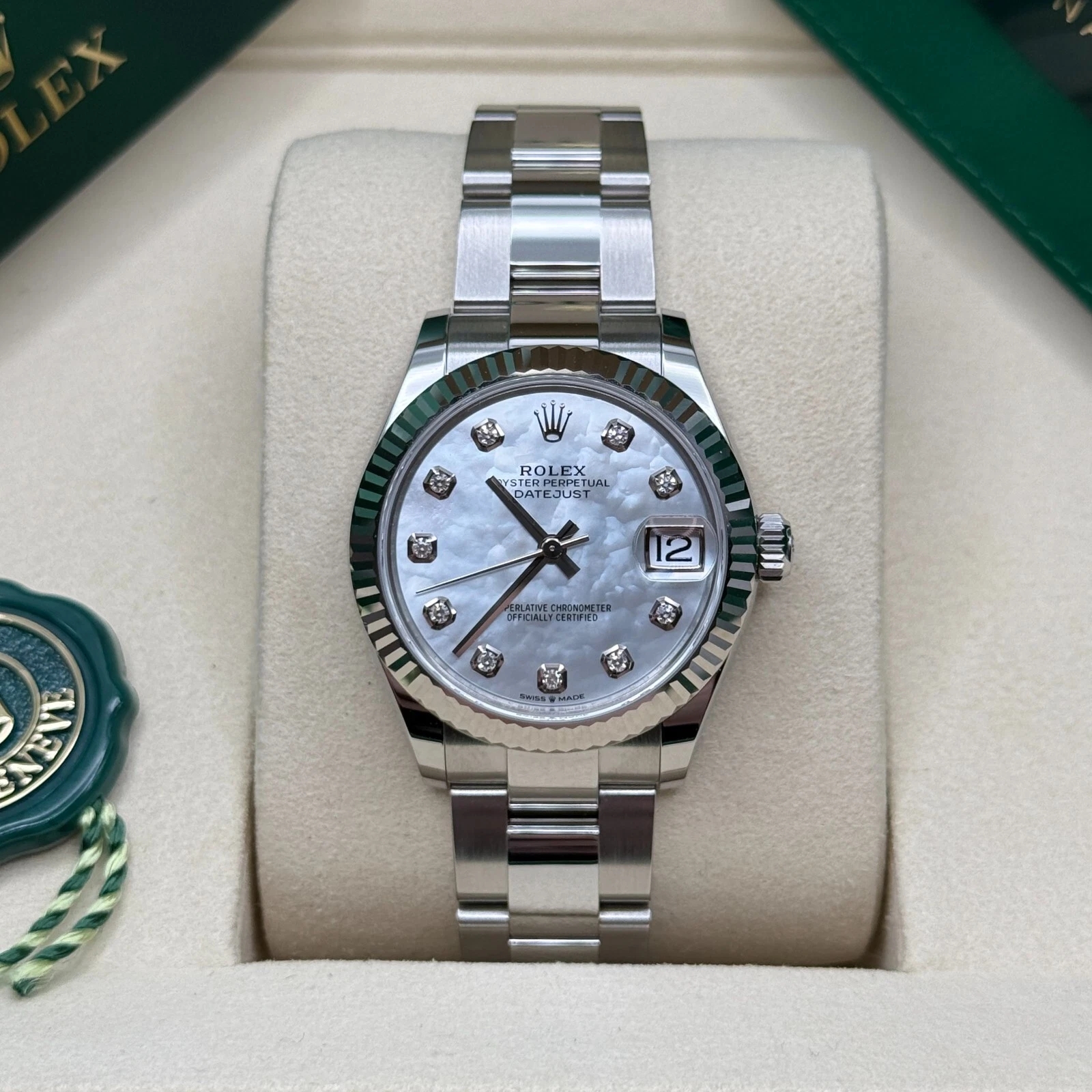 【Super Clone】RLX Datejust m278384RBR-0007/0008 Mother-of-Pearl 31mm Dial Oyster Watch