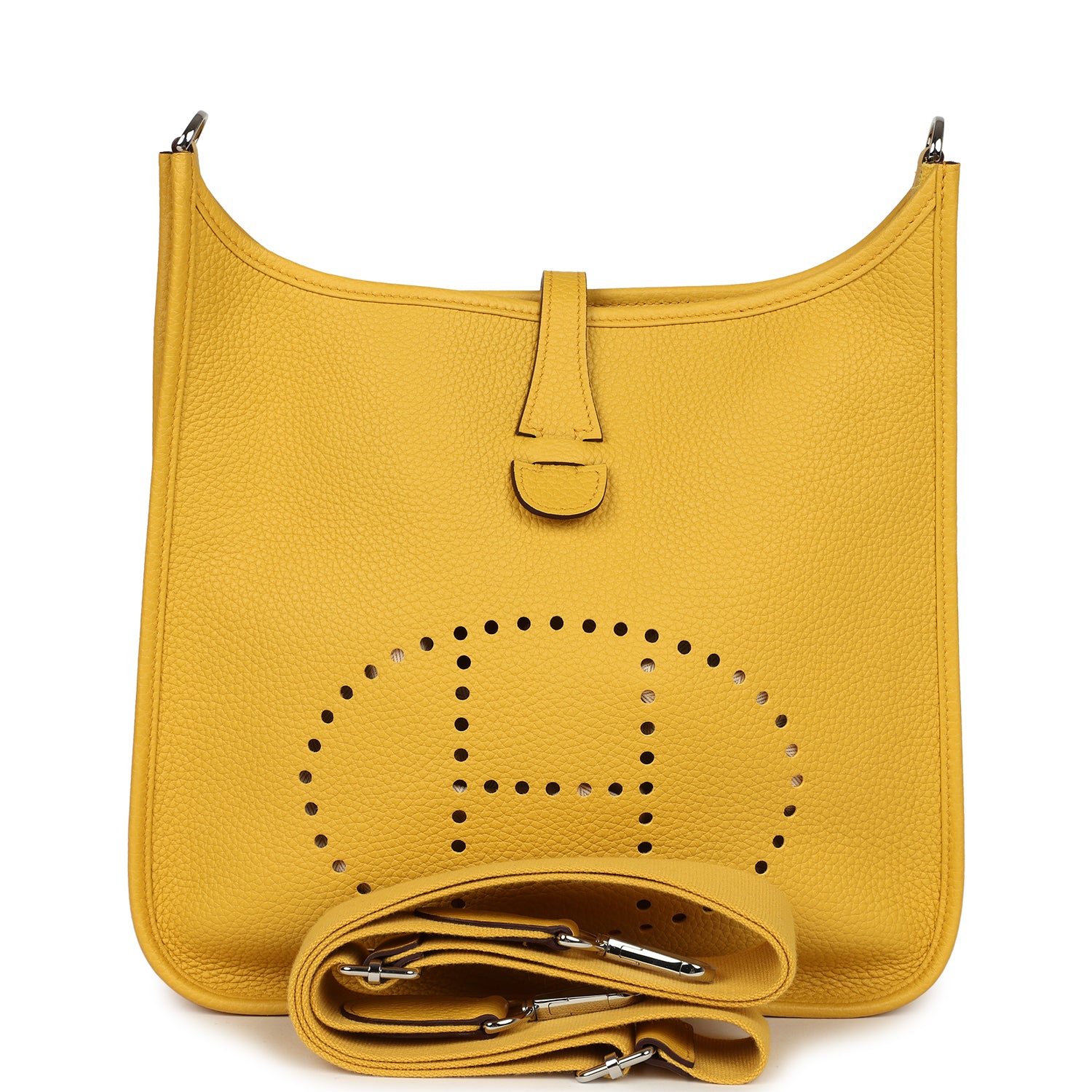 Hermès Evelyne III PM Sun Clemence Palladium Hardware