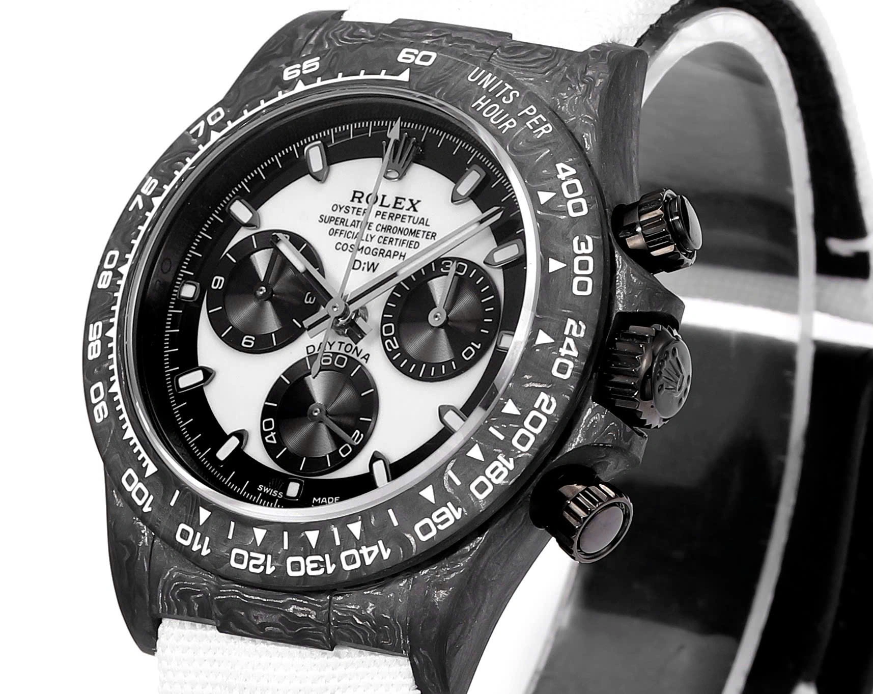 Rolex Cosmograph Daytona DIW Cream Carbon 40mm Replica 1:1 – Top Quality Version