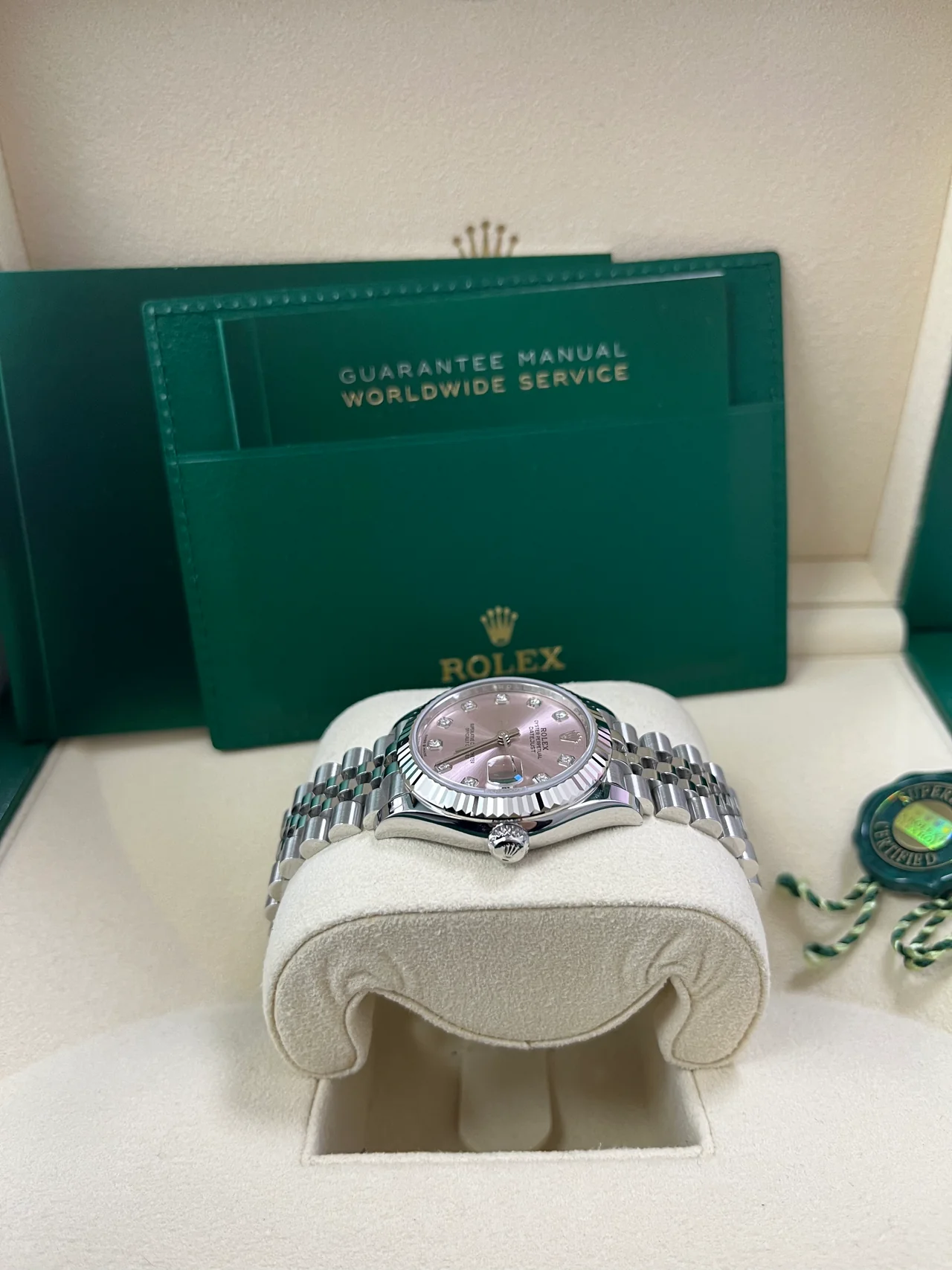 【Super Clone】ROLEX Datejust m278274-0031/0032 Pink 31mm Dial Oyster Watch