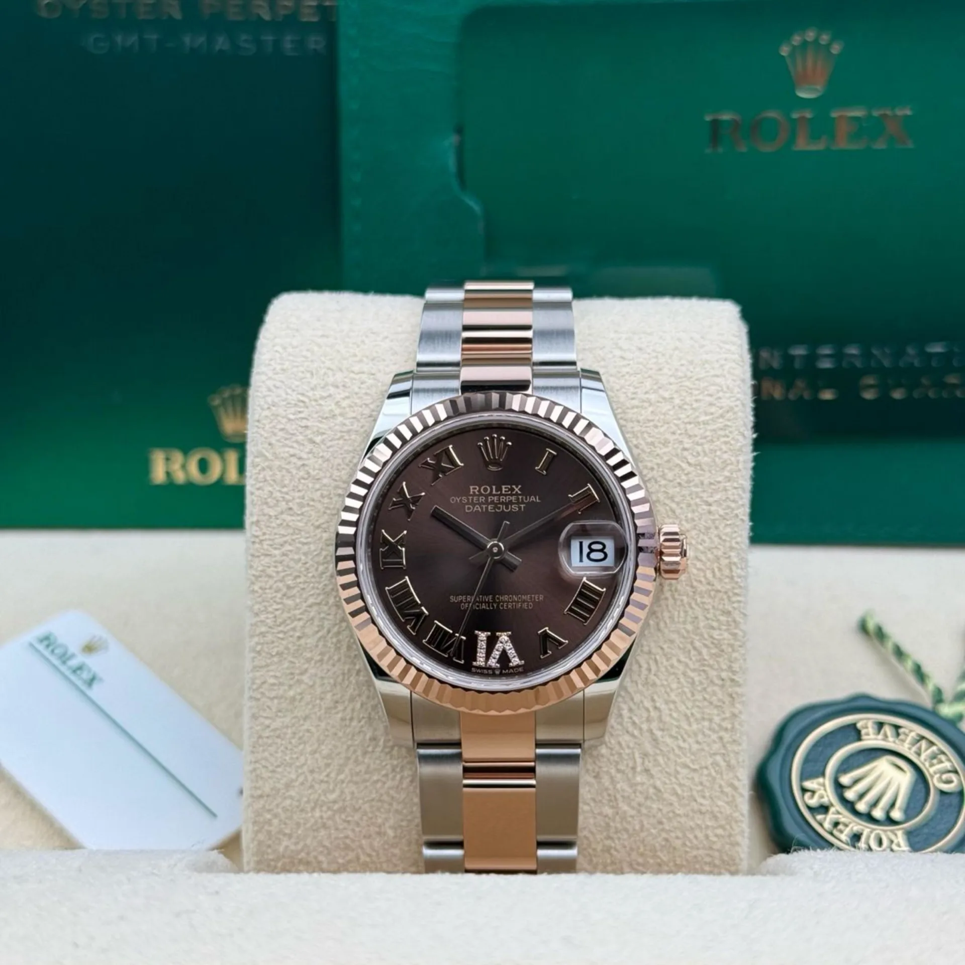 【Super Clone】ROLEX Datejust m278271-0003/0004 Chocolate 31mm Dial Oyster Bracelet Watch