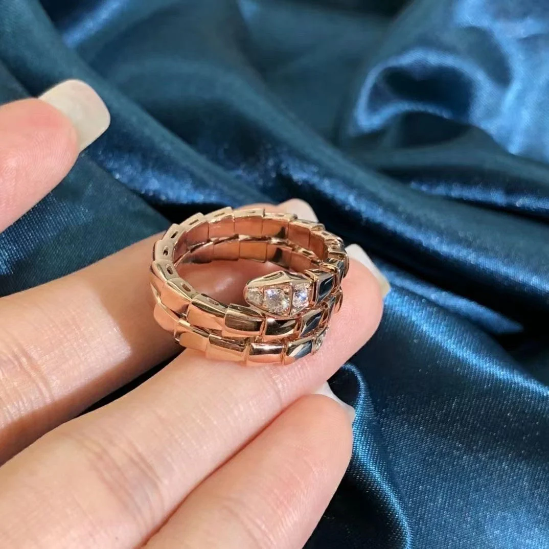 Regalia jewelrySERPENTS DOUBLE ROW DIAMOND RING