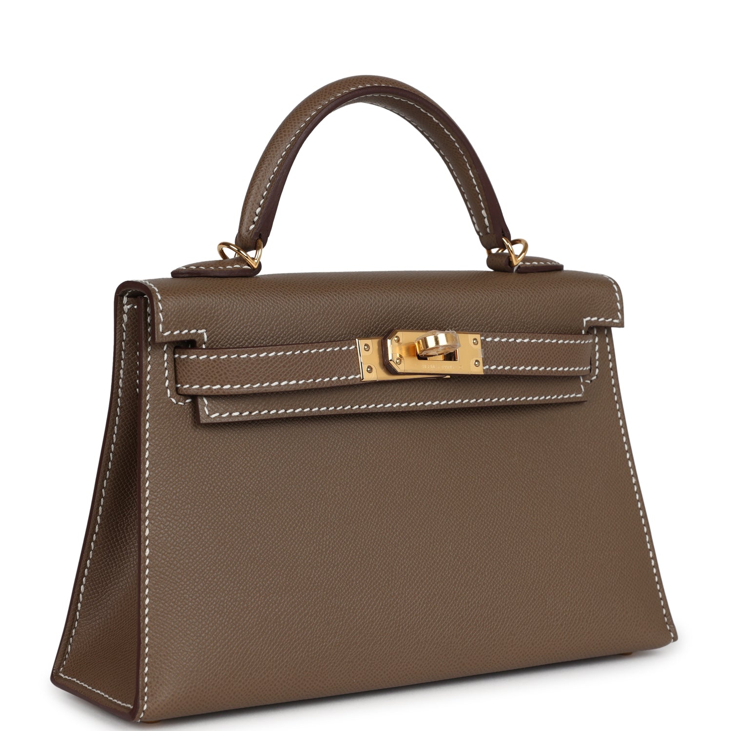 Hermès Kelly Sellier 20 Etoupe Madame Gold Hardware
