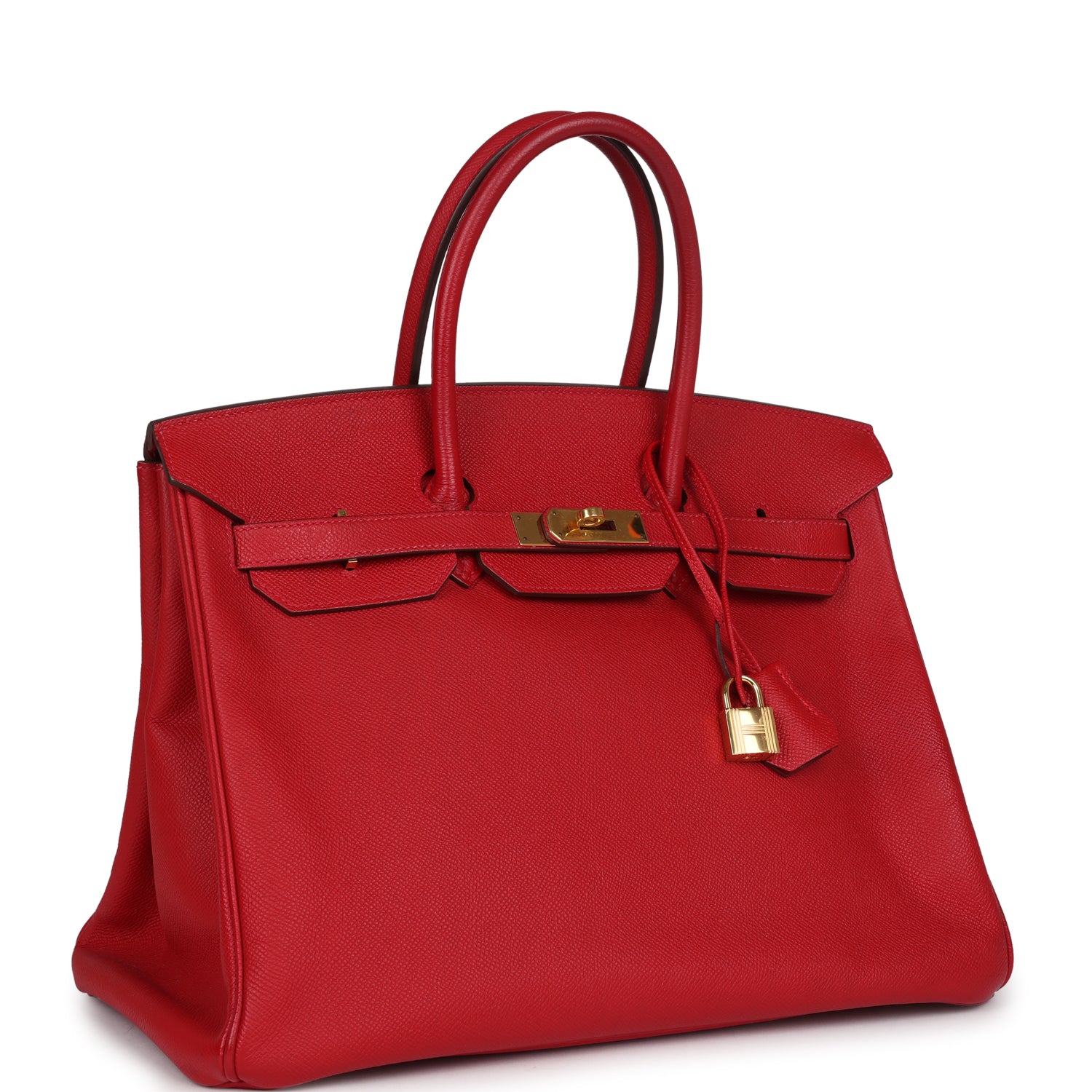 Hermès Birkin 35 Rouge Casaque Epsom Gold Hardware