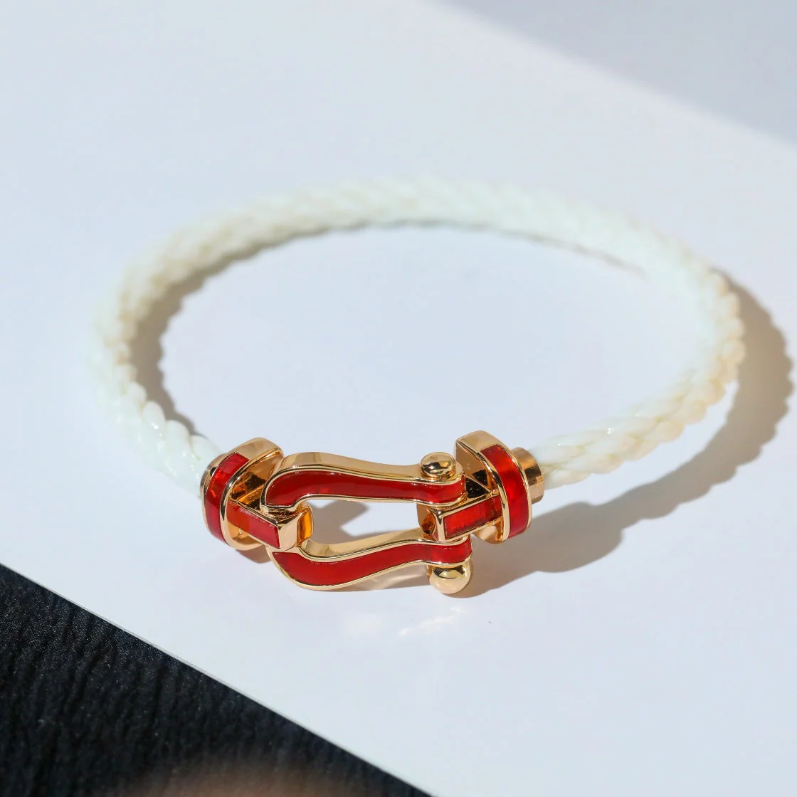 Regalia jewelryFORCE 10 WHITE TEXTILE DIAMOND PAVED