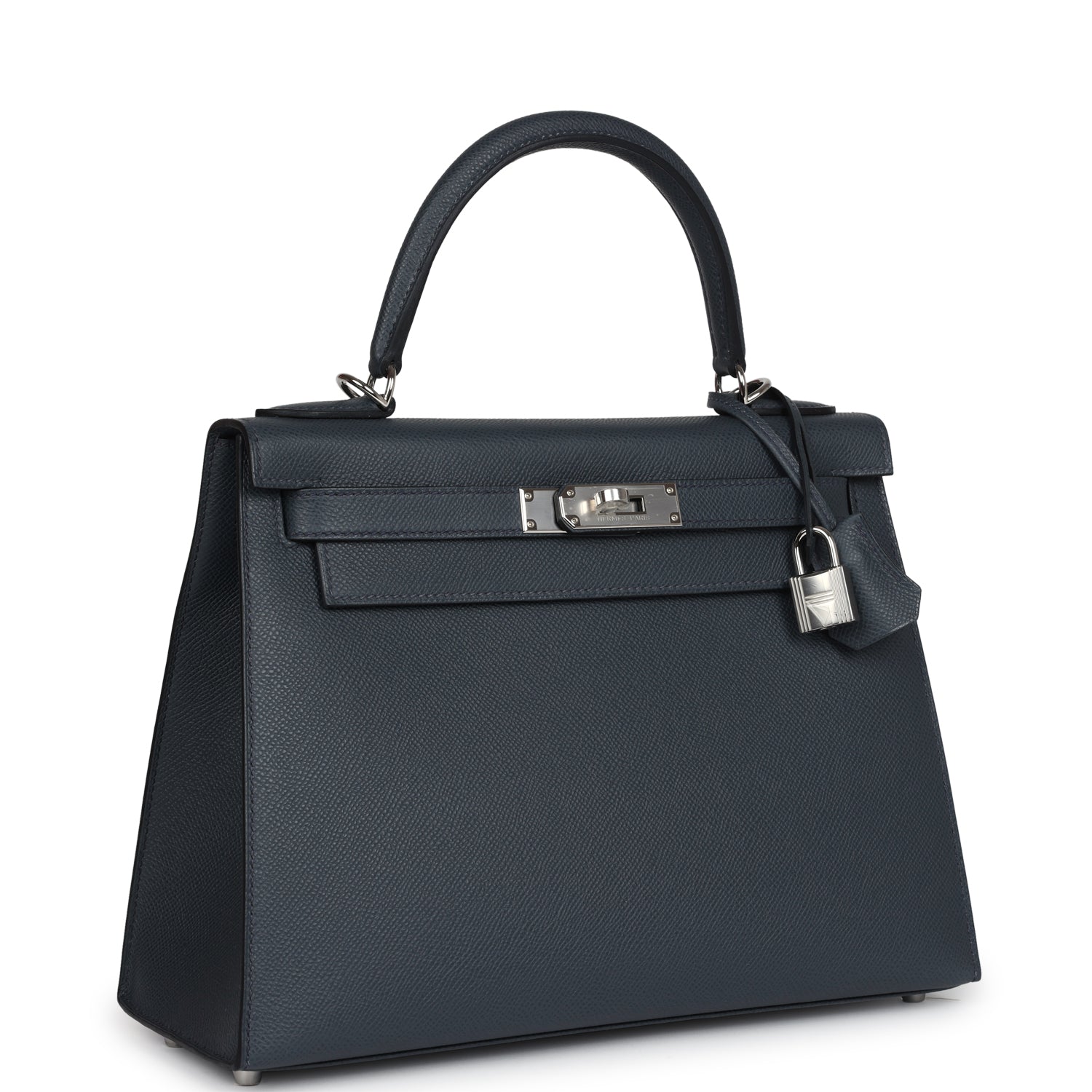 Hermès Kelly Sellier 28 Gris Misty Epsom Palladium Hardware