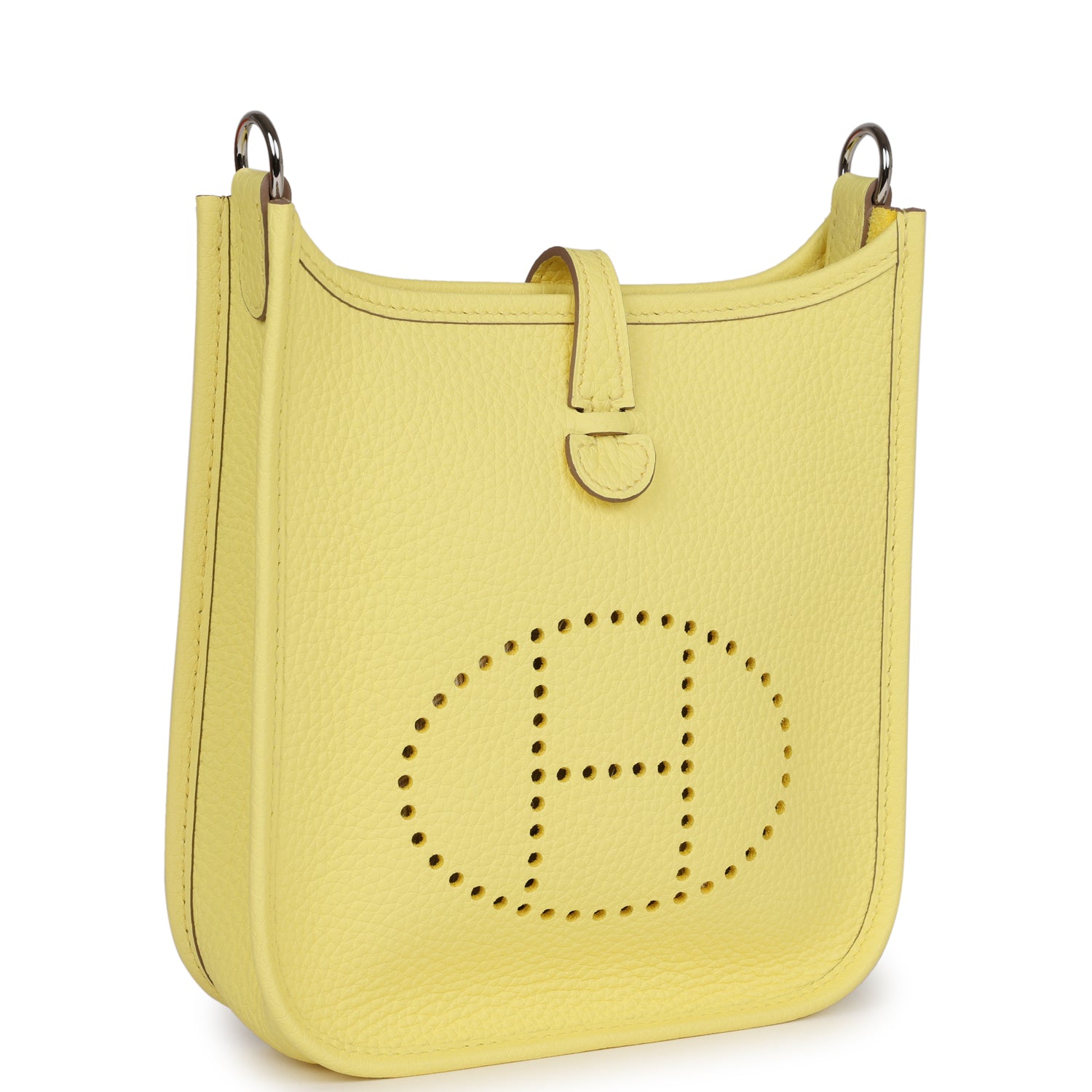 Hermès Evelyne TPM Limoncello Clemence Palladium Hardware