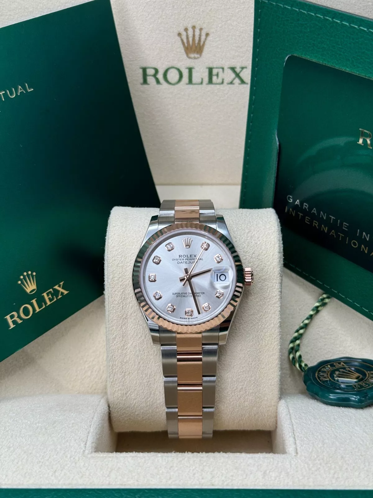 【Super Clone】RLX Datejust m278271-0015/0016 Silver 31mm Dial Oyster Bracelet Watch